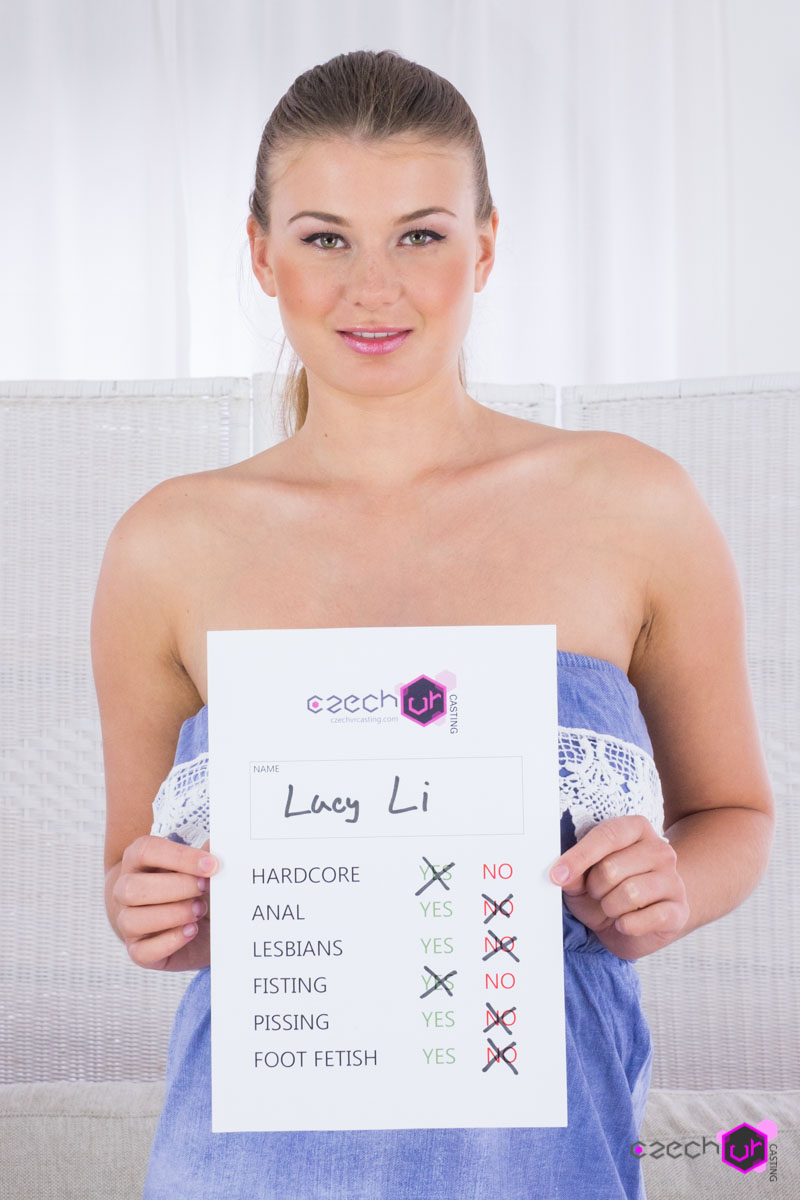 lucy li creampie - ... Czech VR 075 - Lucy Li in Sexy Casting ...